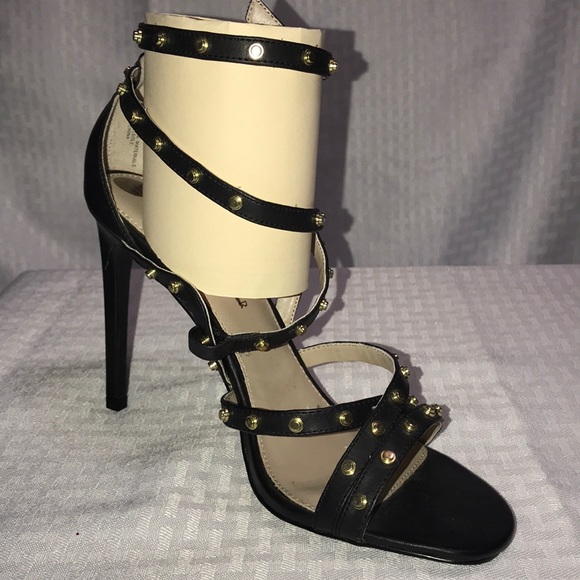 Boston Proper Shoes - Studded Strappy Sandal heel